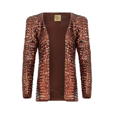 1970s Biba Copper Sequinned Jacket