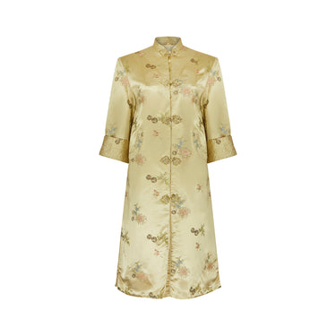 ARCHIVE - 1960s Chinese Export Gold Jacquard Coat