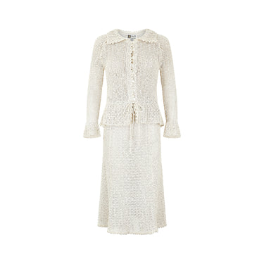 ARCHIVE - 1960s Irish Linen Knitted Three-Piece Suit
