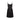 1960s Black Sequin Bodice and Georgette Dress