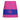 1960s French Crepe Pink & Purple Trapeze Dress