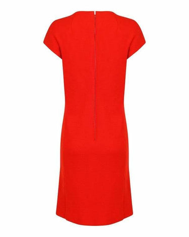 1960s Geoffrey Beene Red Jersey Shift Dress