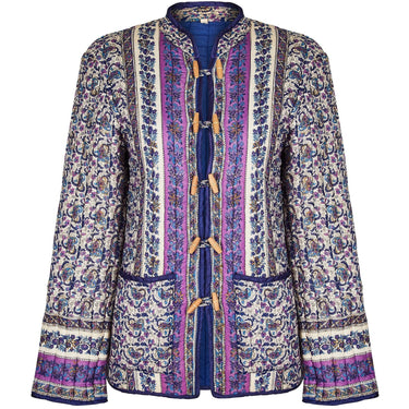 1960s Indian Hand Painted Paisley Print Jacket