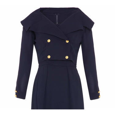 ARCHIVE - 1960s Mr Mort Navy Dress and Jacket Suit