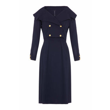 ARCHIVE - 1960s Mr Mort Navy Dress and Jacket Suit