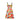 ARCHIVE - 1960s Orange and Yellow Rose Print Cotton Dress