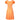ARCHIVE - 1960s Harco Orange Cotton Dress with Waistband Applique