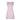 ARCHIVE - 1960s Clevaline Cotton Abstract Pink and White Dress