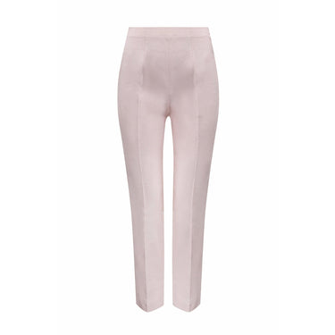 ARCHIVE - 1960s Pucci Silk Pale Pink Trouser Set With Vibrant Rosette Print