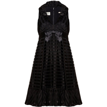 ARCHIVE - 1960s Saks 5th Avenue Black Baby Doll Dress