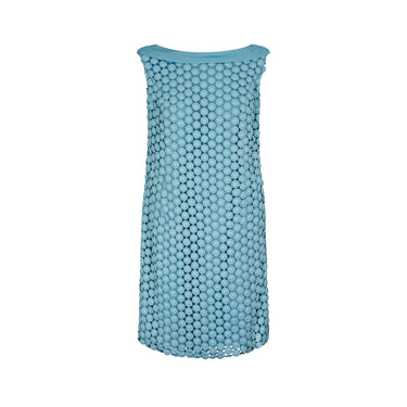 ARCHIVE: 1960s Bramel Model Turquoise Daisy Chain Dress