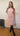 ARCHIVE - 1960s Clevaline Cotton Abstract Pink and White Dress