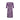 1960s Cresta Couture Purple Floral Print Dress