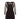 1960s Helena Barbieri Black Silk Chiffon Dress