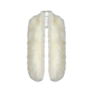 ARCHIVE - 1950s White Marabou Feather Shawl