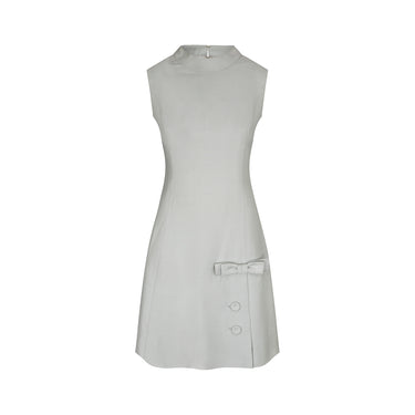ARCHIVE - 1960s Kitty Copeland Eau de Nil Shift Dress