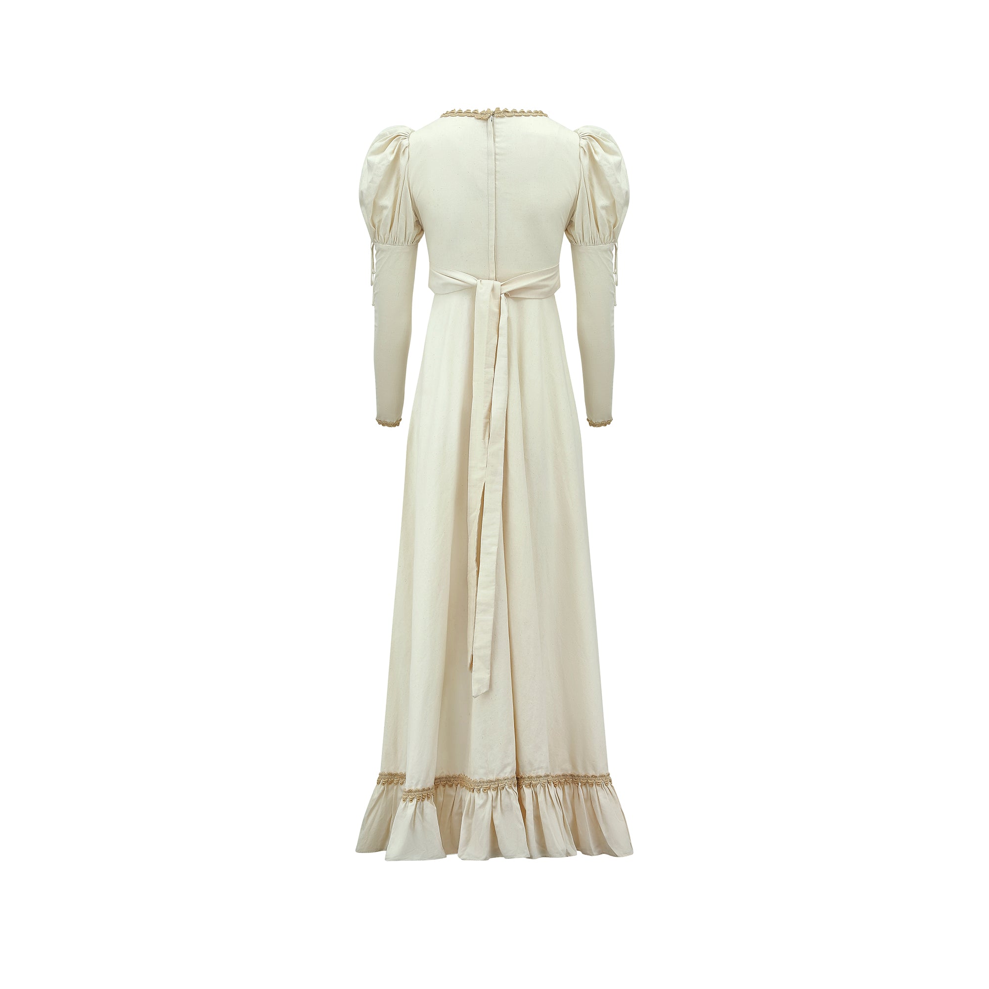 ARCHIVE - 1970s Gunne Sax Medieval Lace-Up Maxi Dress