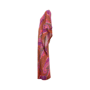 ARCHIVE - 1970s Psychedelic Angel Sleeve Dress