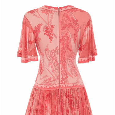 ARCHIVE - 1970’s Averardo Bessi Pink Silk Jersey and Chiffon Maxi Dress