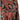 1970s Black Green and Orange Paisley Print Kaftan