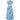 1970s Fernando Pena Blue and White Maxi Dress With Matching Jacket
