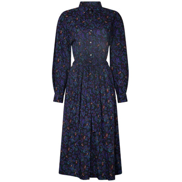ARCHIVE - 1970s Wool Paisley Liberty Print Dress