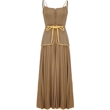 ARCHIVE - 1970s Horiko for Saks Peasant Style Olive Toned Silk Jersey Two Piece
