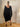 1970s Halston Black Label Couture Jersey Dress