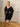 1970s Halston Black Label Couture Jersey Dress