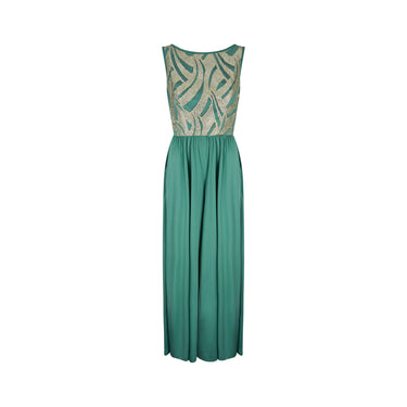 ARCHIVE - 1970s Lilli Diamond Seafoam Green Jersey Jumpsuit