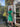 1970s Ted Lapidus Green Linen Coat Dress