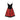 ARCHIVE - 1980s John Charles Black Velvet and Tartan Dress