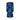 1980s Louis Feraud Navy and Turquoise Jacquard Silk Dress