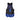 1980s Roots Blue Lace Bow Detail Cocktail Dress with Structured Bodice