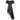 ARCHIVE - 1980s Yves Saint Laurent Black Asymmetric Dress With Flamenco Style Trim