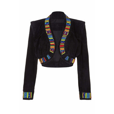 ARCHIVE - 1980s/1990s Jean Claude Jitrois Black Suede Jacket
