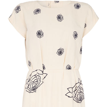 ARCHIVE: 1984 Christian Dior Haute Couture Rose Print Dress Suit