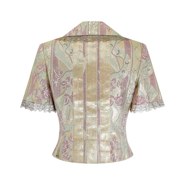 ARCHIVE - 1993 Christian Dior Runway Documented Gold Brocade Jacket