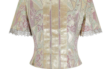 ARCHIVE - 1993 Christian Dior Runway Documented Gold Brocade Jacket