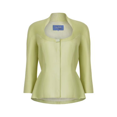 ARCHIVE - 1990s Thierry Mugler Neon Green Fitted Jacket
