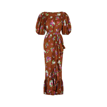 ARCHIVE - 1984 Runway Documented Yves Saint Laurent Floral Skirt Suit