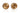ARCHIVE - 1990s Kenneth Jay Lane Amber Dome Earrings