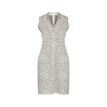 2010s Alaia Snow Leopard Sheath Dress