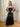 Fred Perlberg 1940s Black and Gold Chiffon Evening Dress with Matching Gloves