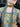1970s Janice Wainwright Grey and Gold Flapper Style Dress
