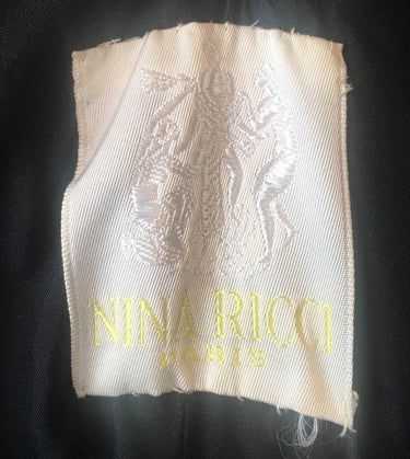 ARCHIVE - 1989 Runway Haute Couture Nina Ricci Brocade Dress