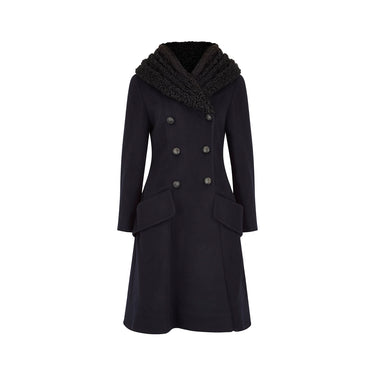 ARCHIVE - Y2K Chanel Midnight Blue Cashmere Princess Coat