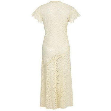 ARCHIVE - 1920s Cut Work Buttermilk Cotton Dress