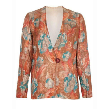 ARCHIVE - 1920s Floral Lame Jacket