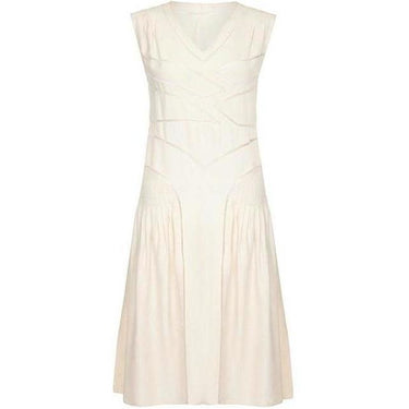 ARCHIVE - 1920s Ivory Silk Flapper Dress